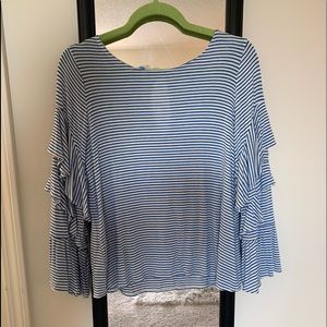 Striped Long sleeve top